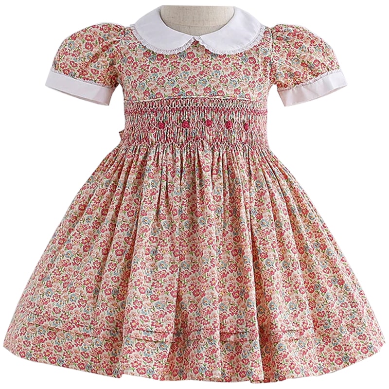 Floral smocked dress