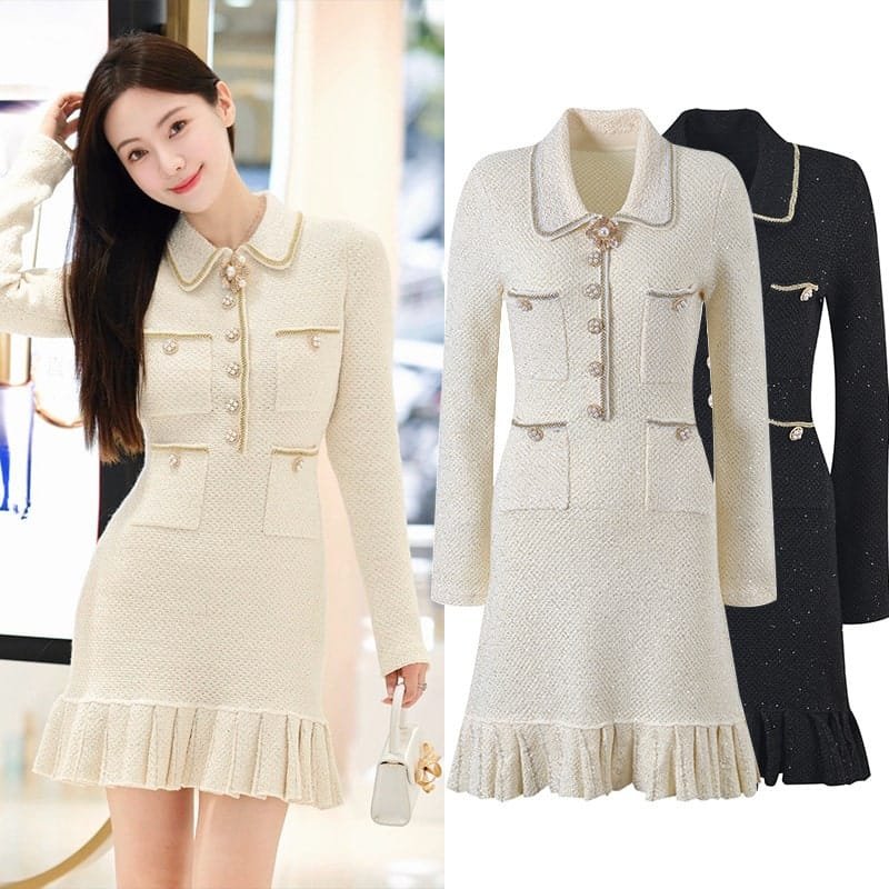 Women's Fashionable French-style Pleated Hip Skirt - Image 2