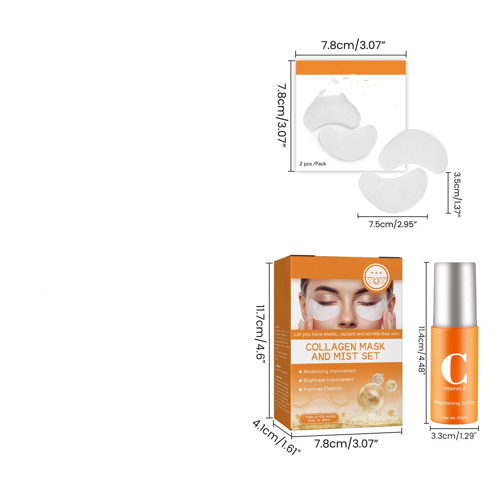 Collagen Eye Mask Spray Set - Image 5